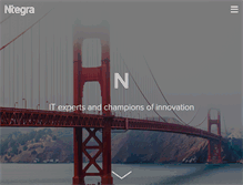 Tablet Screenshot of ntegra.com
